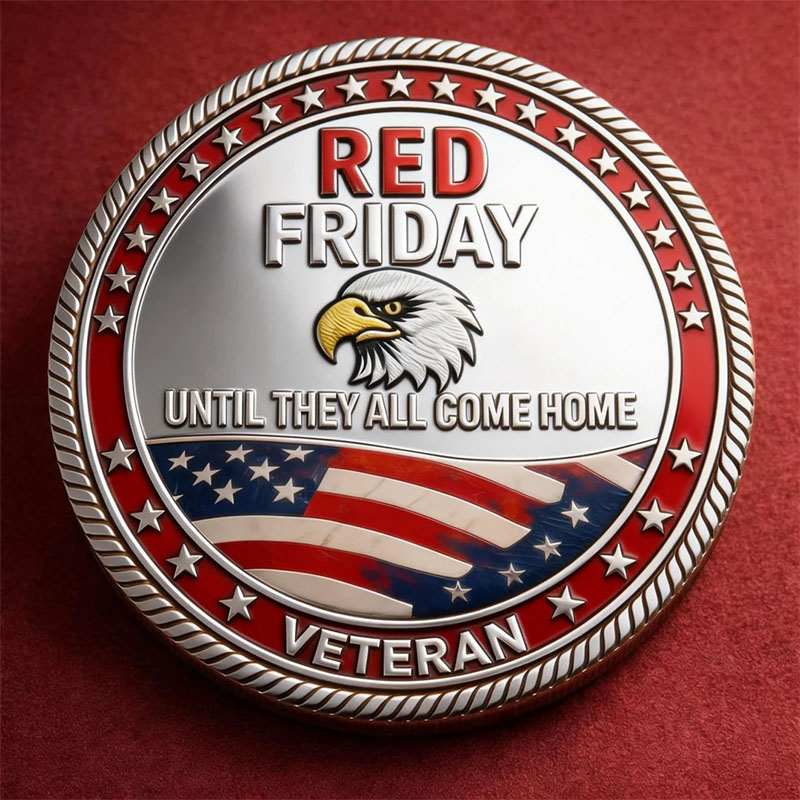 RED FRIDAY Veteran Commemorative Coin