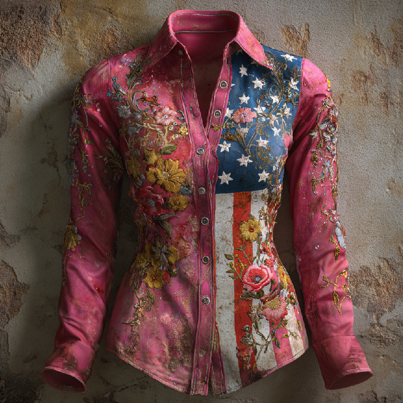 Women's US 250th Anniversary Casual Shirt