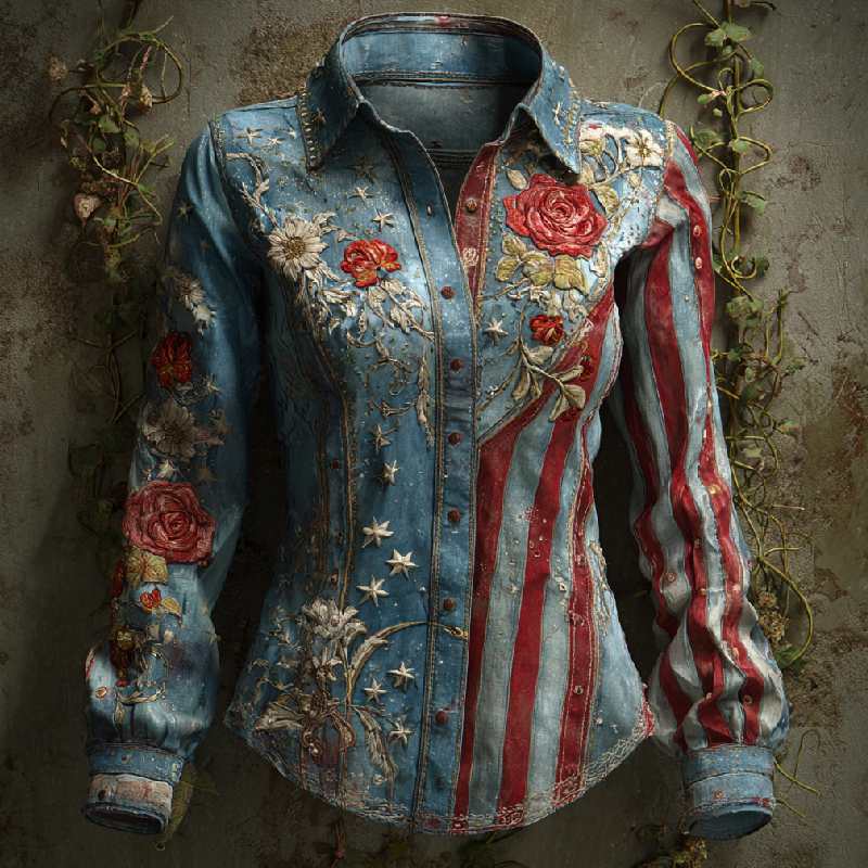 Women's US 250th Anniversary Casual Shirt