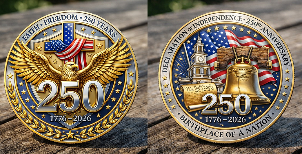 🏆Flash Sale 60% OFF - American Independence 250th Anniversary Coin (1776–2026)