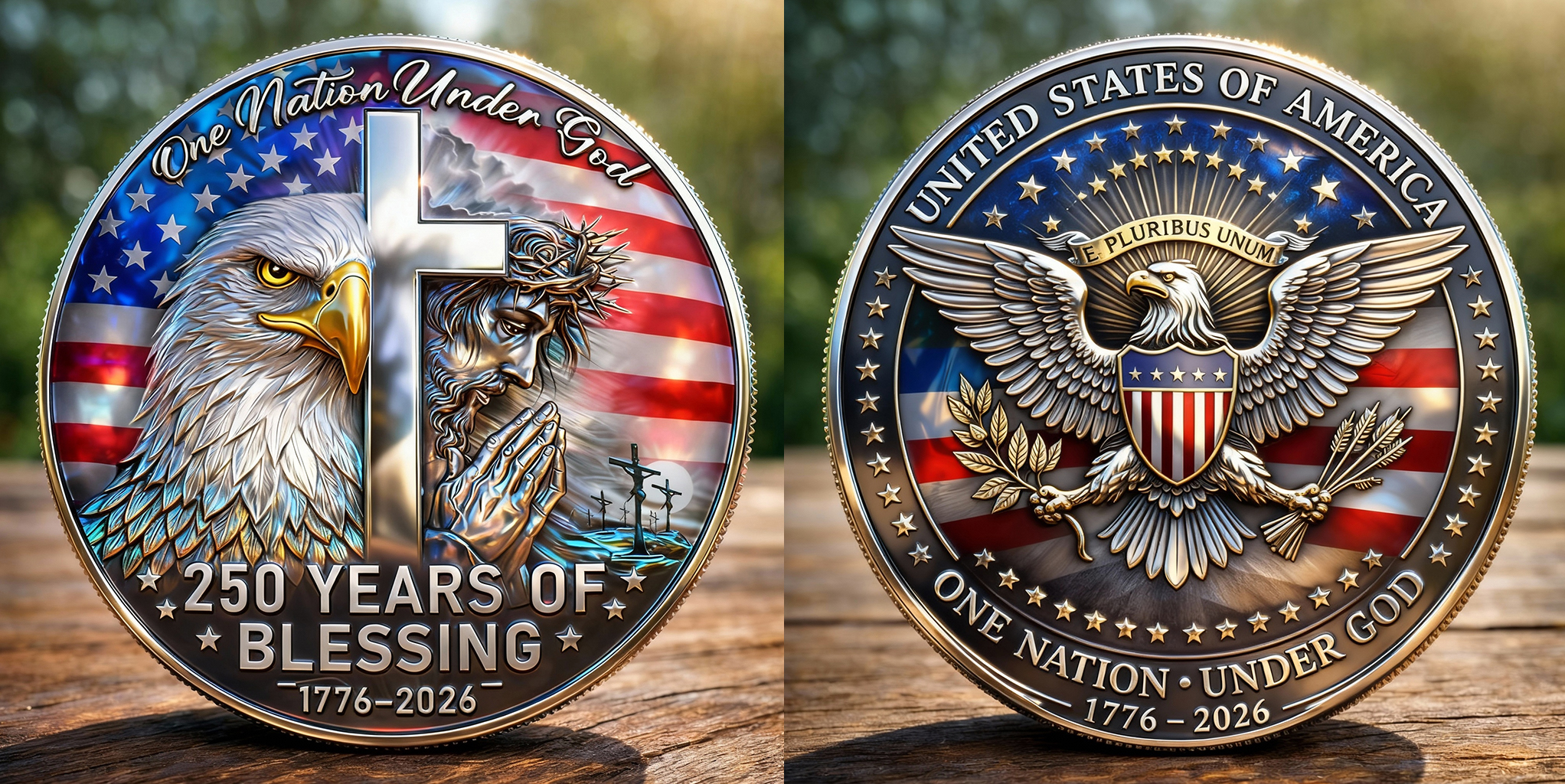 USA 250th Anniversary Commemorative Coin (1776–2026)
