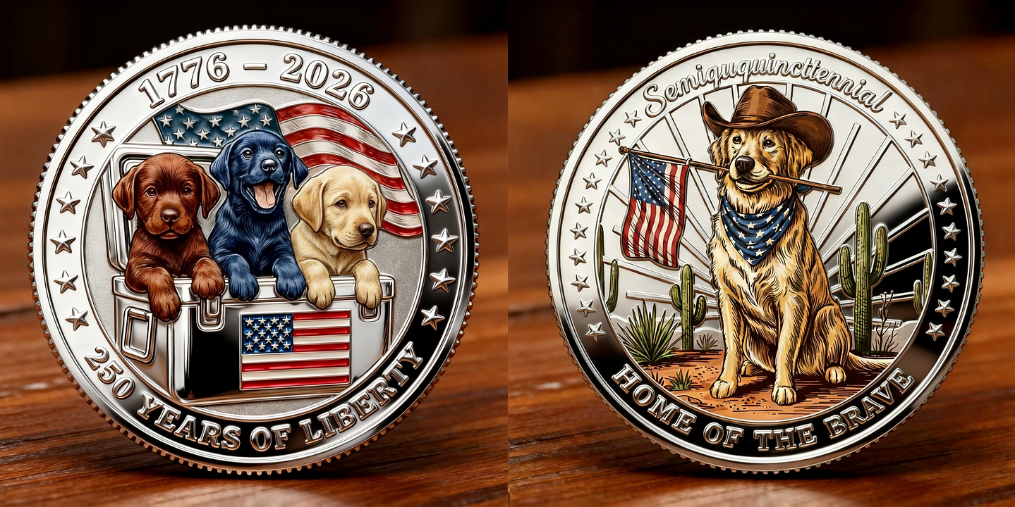 🏆Flash Sale 60% OFF - 🇺🇸USA 250th Anniversary Commemorative Coin – “Three Colors, One Nation”