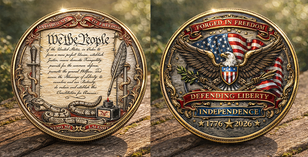 🏆Flash Sale 60% OFF -1776–2026 American Independence Coin