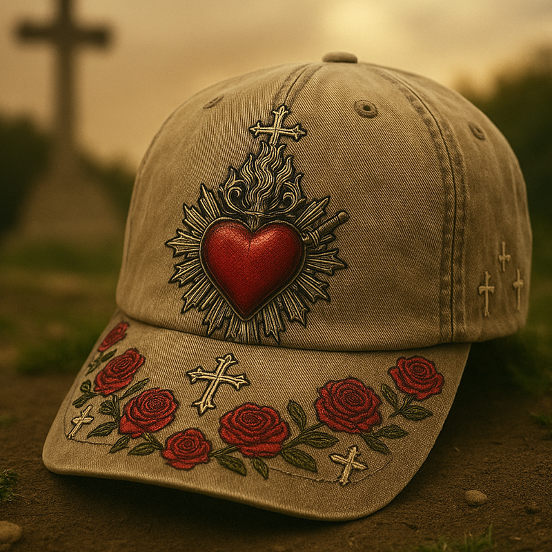 Sacred Heart Art Casual Hat