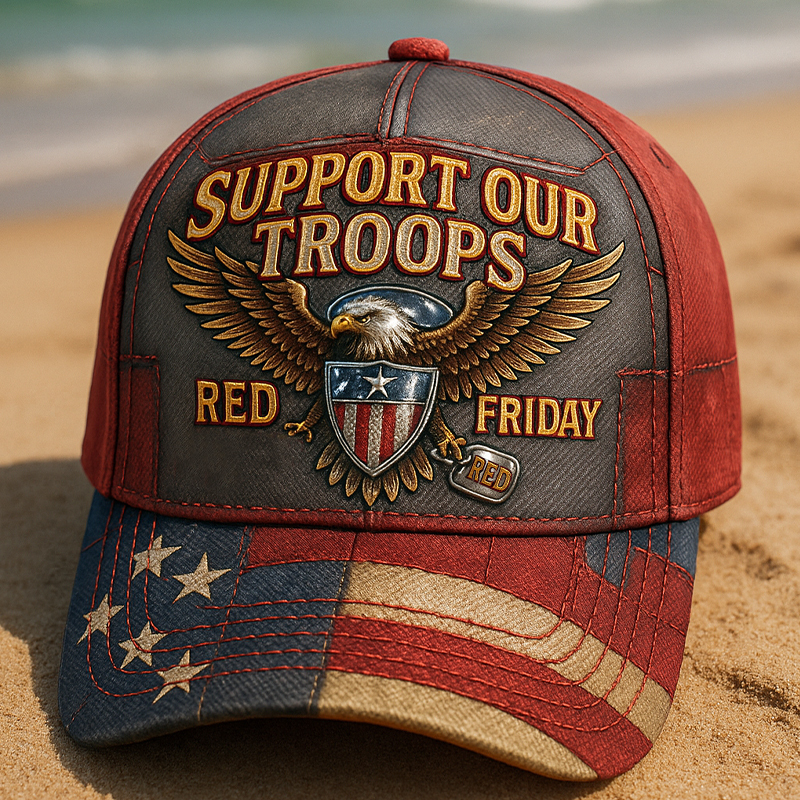Red Friday Casual Hat