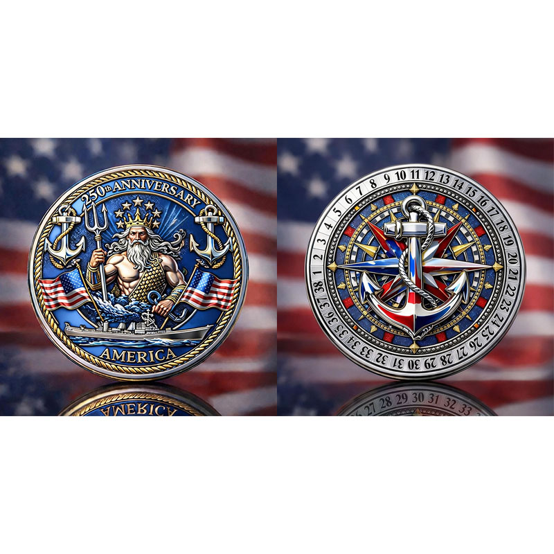 “Sea Power & Freedom” – U.S. 250th Anniversary Commemorative Coin