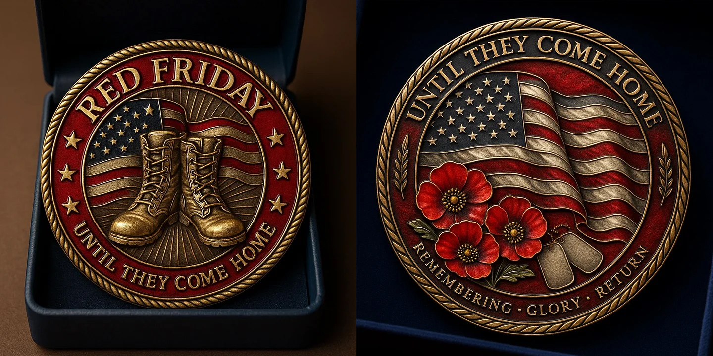 Red Friday Commemorative Coin