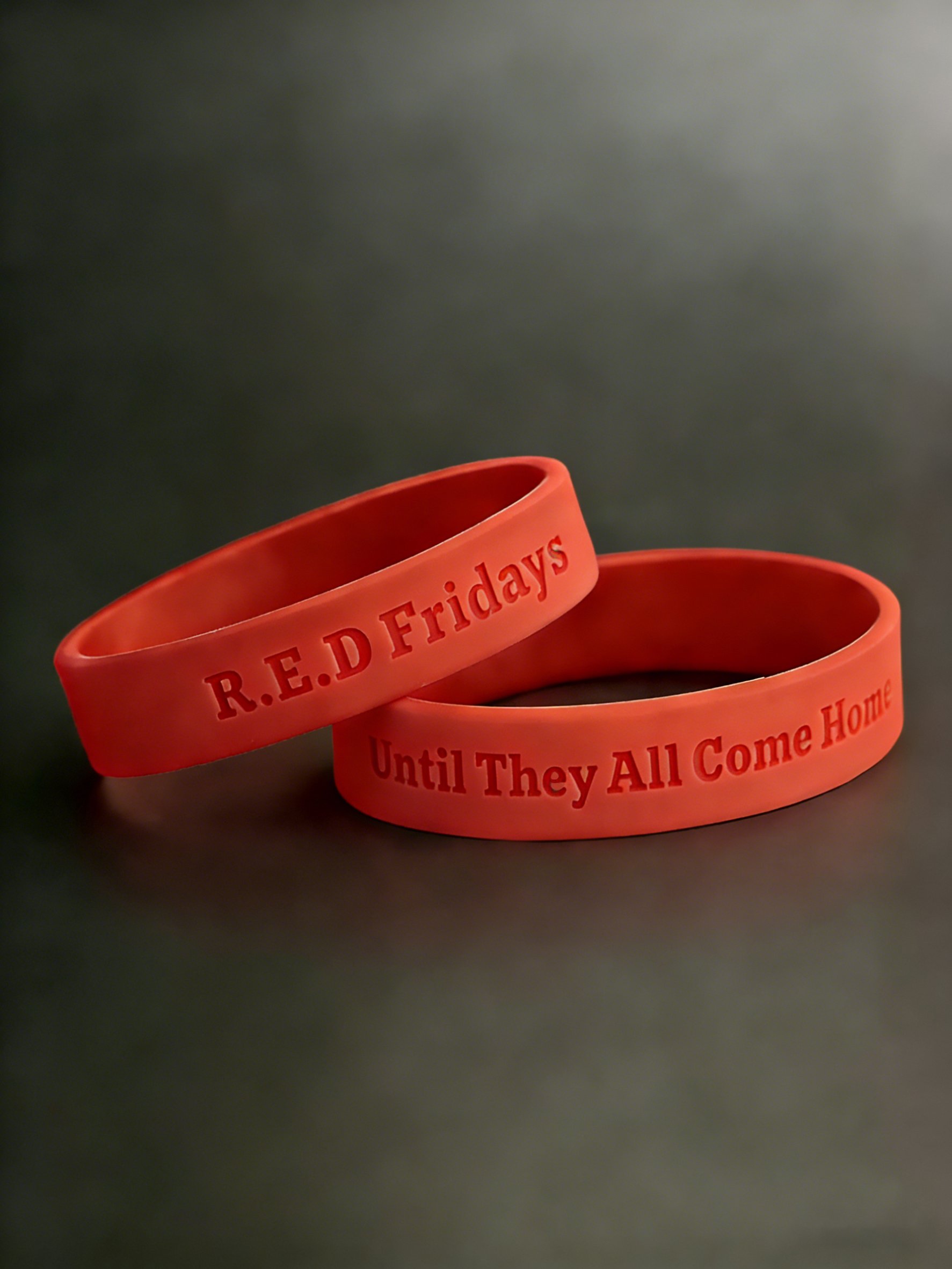 RED Friday Bracelet Remember Everyone Deployed Military Support