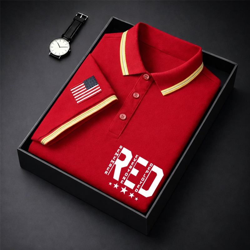 Men‘s Red Friday Print Men's Polo Shirt