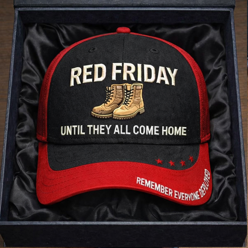 Red Friday Art Print Casual Cap