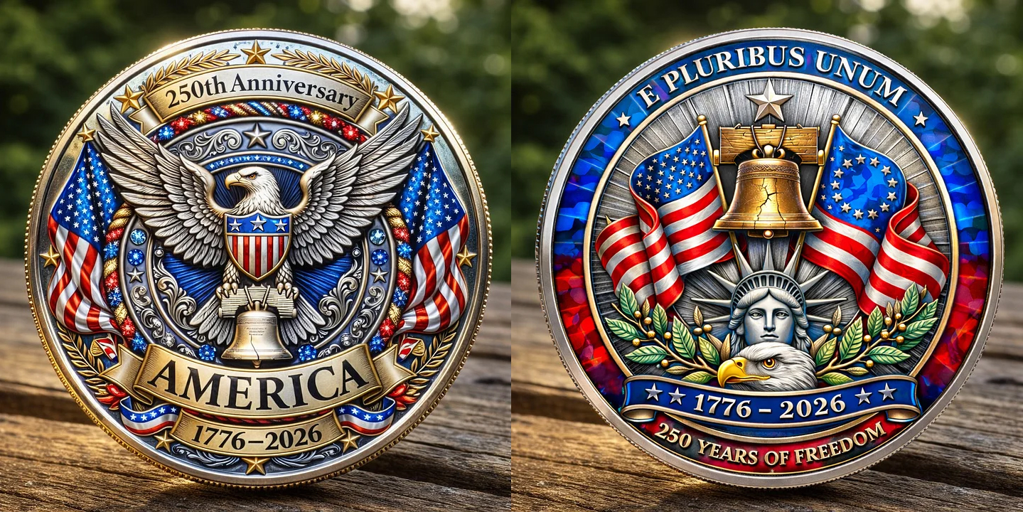 🏆New Year 60% OFF- U.S 250th Anniversary Commemorative Coin