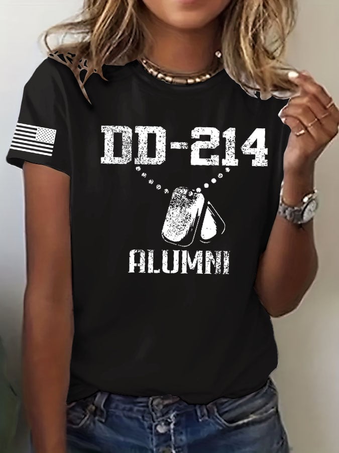Women's DD-214 Printed T-Shirt