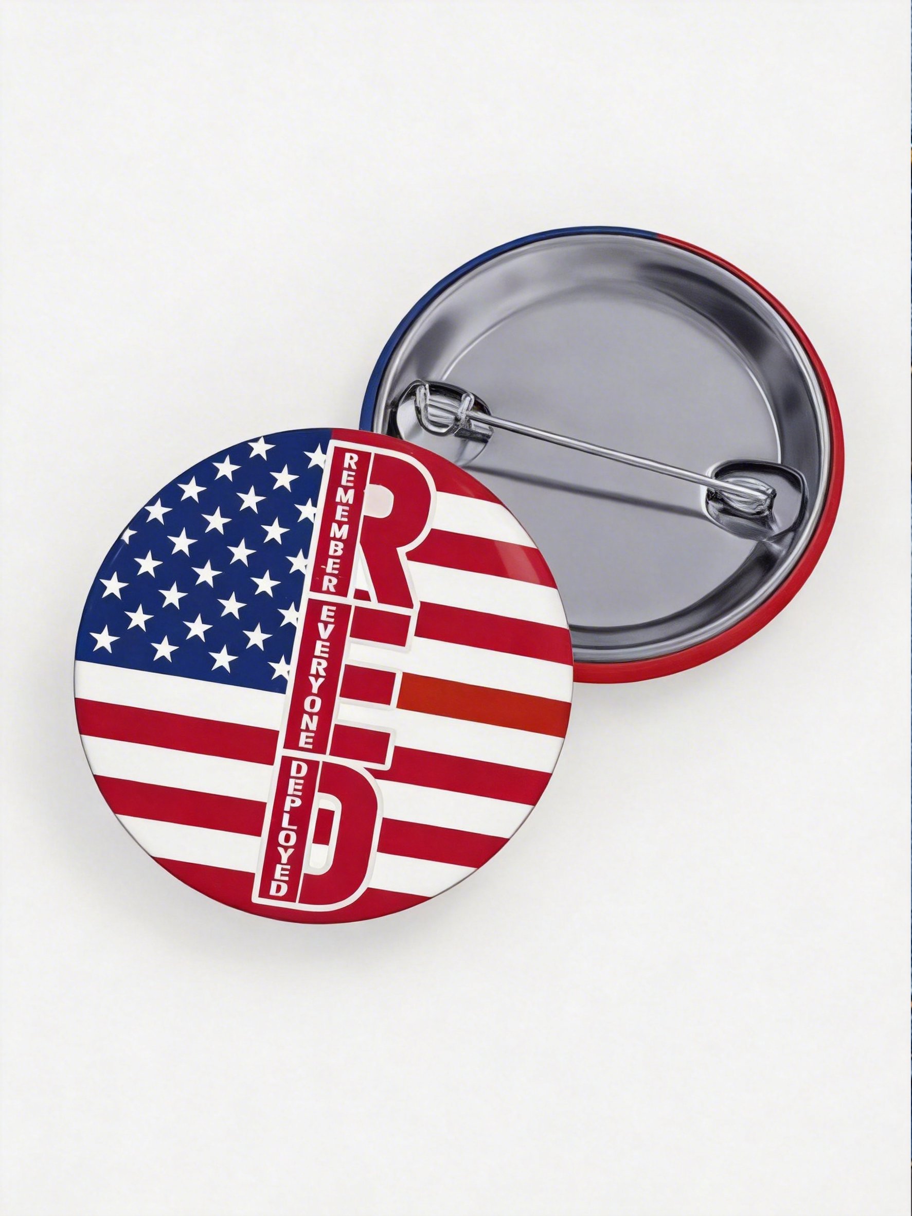 Red Friday Remember Everyone Deployed Brooch