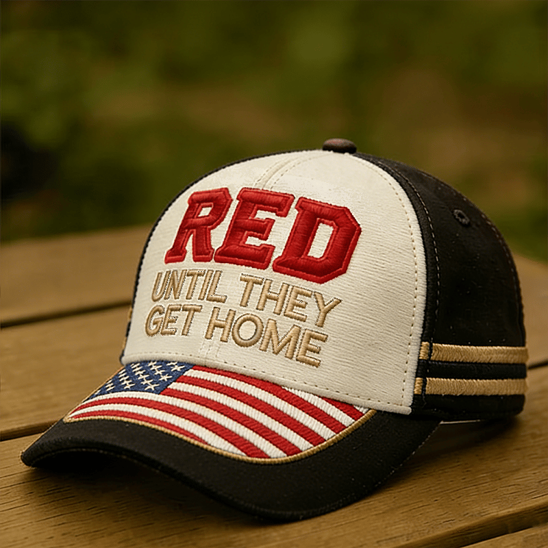 Unisex casual red Friday print hat
