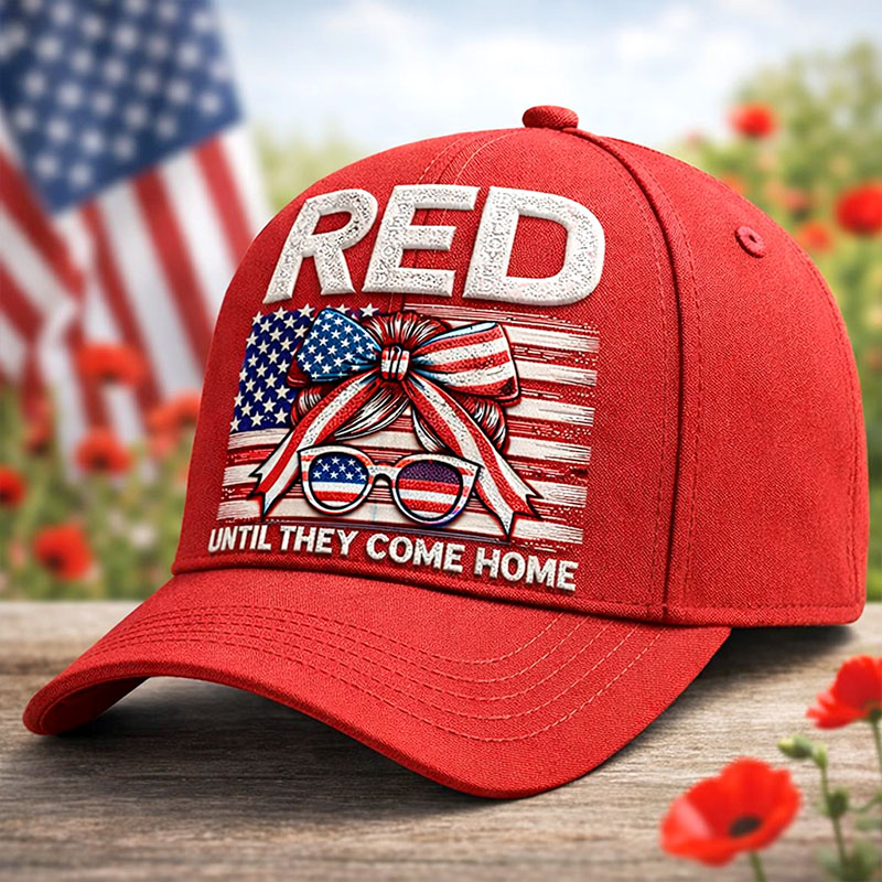 Red Friday Print Baseball Cap