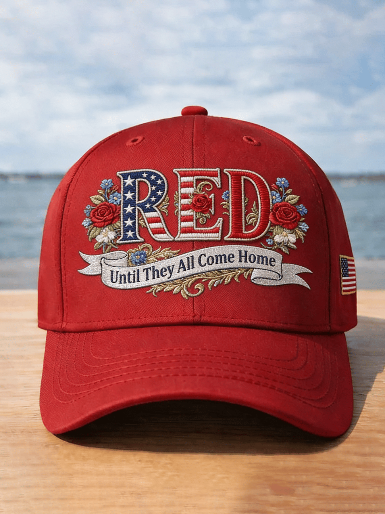 Red Friday Print Casual Hat (Unisex)