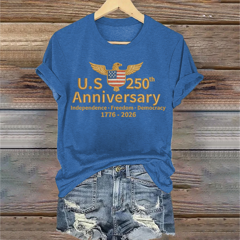 US 250th Anniversary Veterans Print Women's T-Shirt