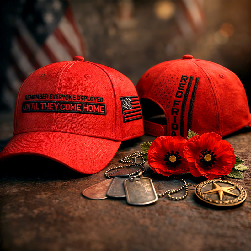 RED FRIDAY Remember Everyone Deployed Baseball Cap