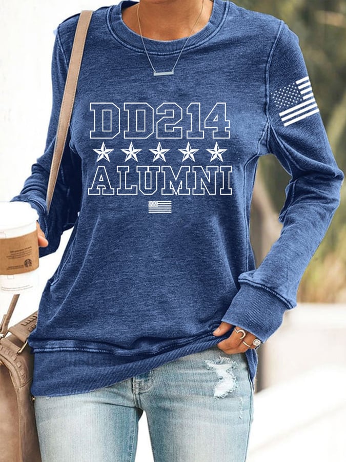 Women's DD-214 Print Sweatshirt